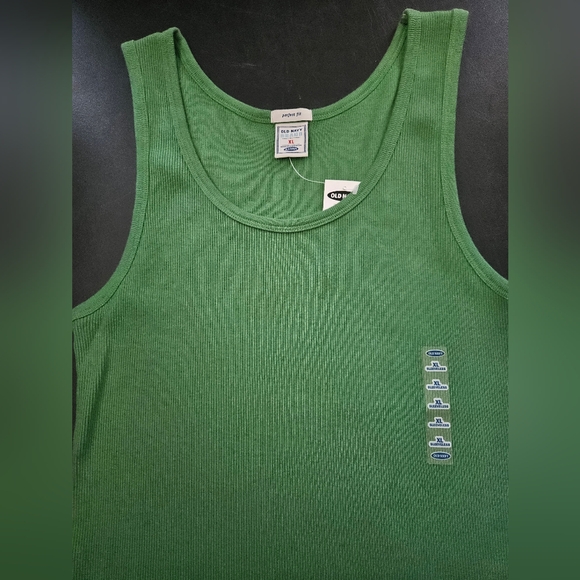NWT - Old Navy Green Ribbed Cotton Tank Top - Size XL - Picture 4 of 8
